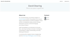 Desktop Screenshot of dpdearing.com